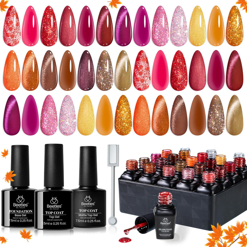 Beetles Fall Shades Palette offers rich autumn colors for DIY manicures