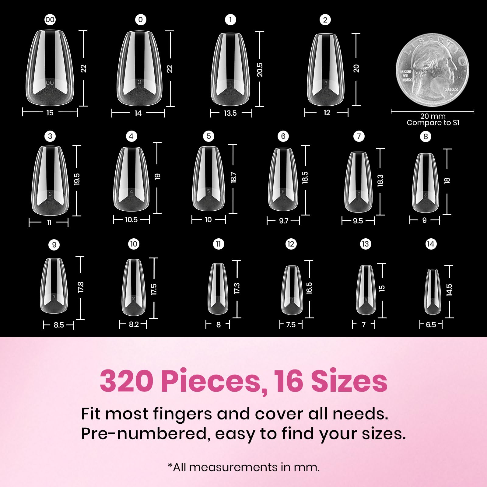 Beetles Flat-X coffin tips application guide image for beginner-friendly nails