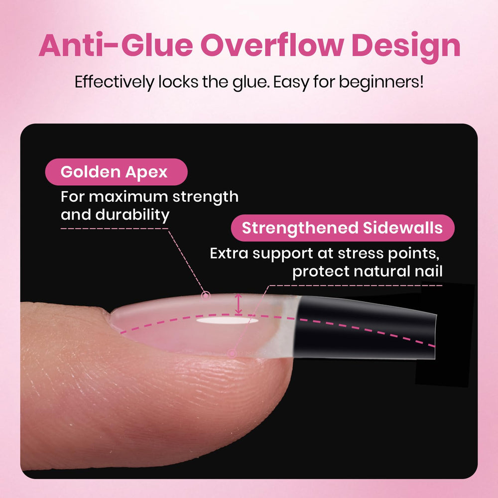 Beetles Flat-X beginner-friendly tips enable salon-quality results at home