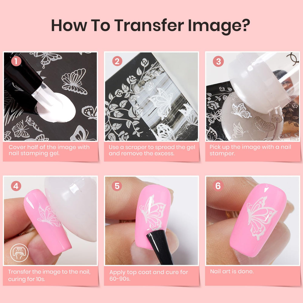 Beetles French Tip Tool hand usage demonstrating manicure setup.