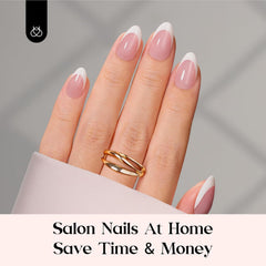Beetles French Tips 16 sizes chart visual helps quick size matching.
