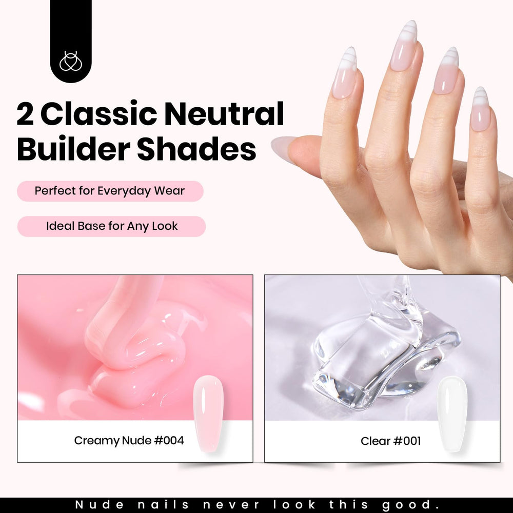 Beetles HEMA-Free Hard Gel gap-filling-sculpting supports clean fills for smoother surfaces.
