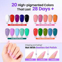 Beetles base coat protects nails and helps color adhesion.
