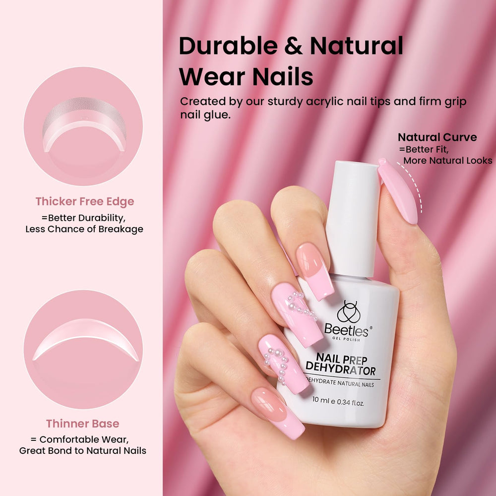 Beetles Gel Nail Glue 15g enables precise tube application for secure tip bonding