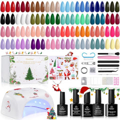 Beetles Gel Nail Kit with 32 colors for versatile at-home manicures.