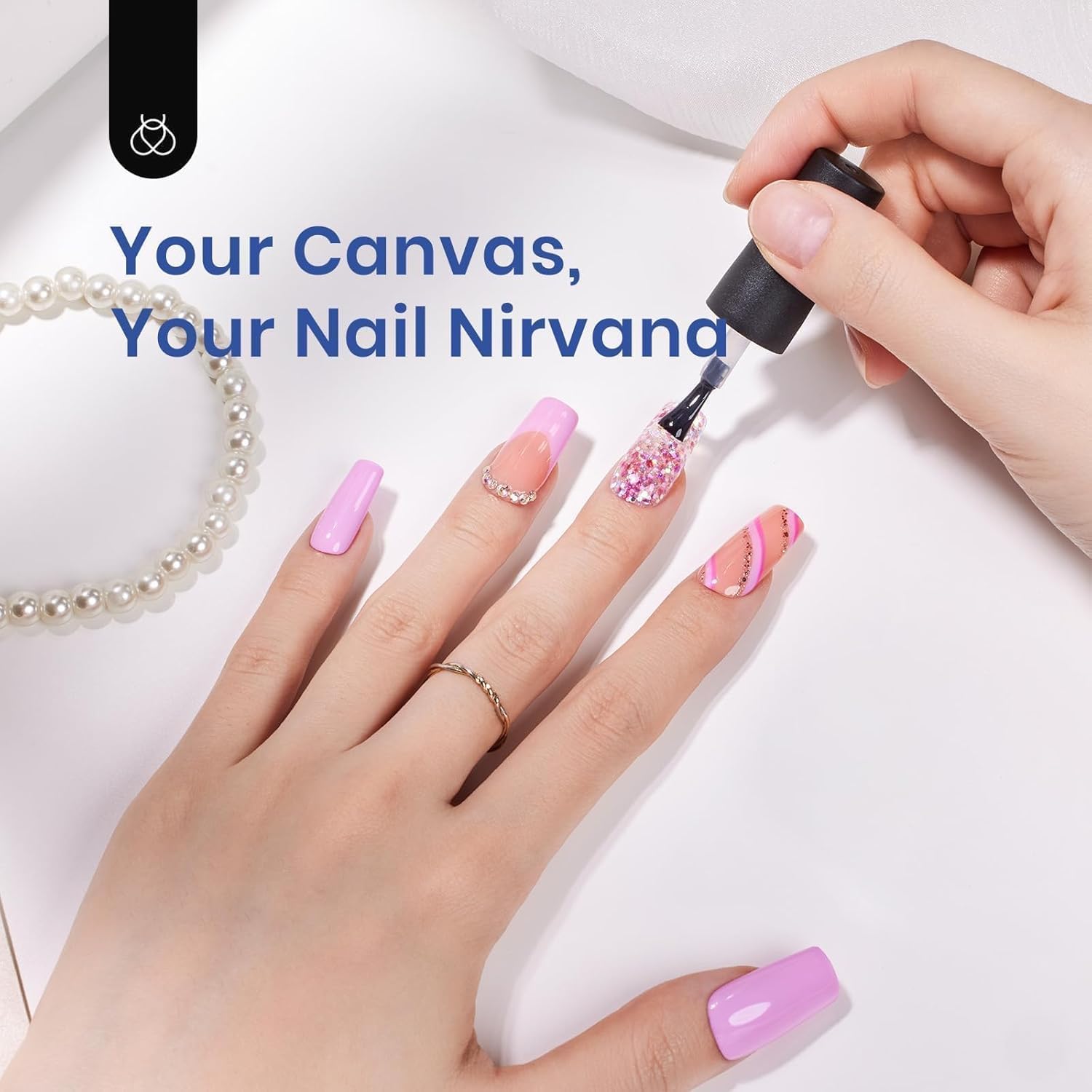 Beetles Gel Nail Kit 5-in-1 nail glue gel bonds and bases