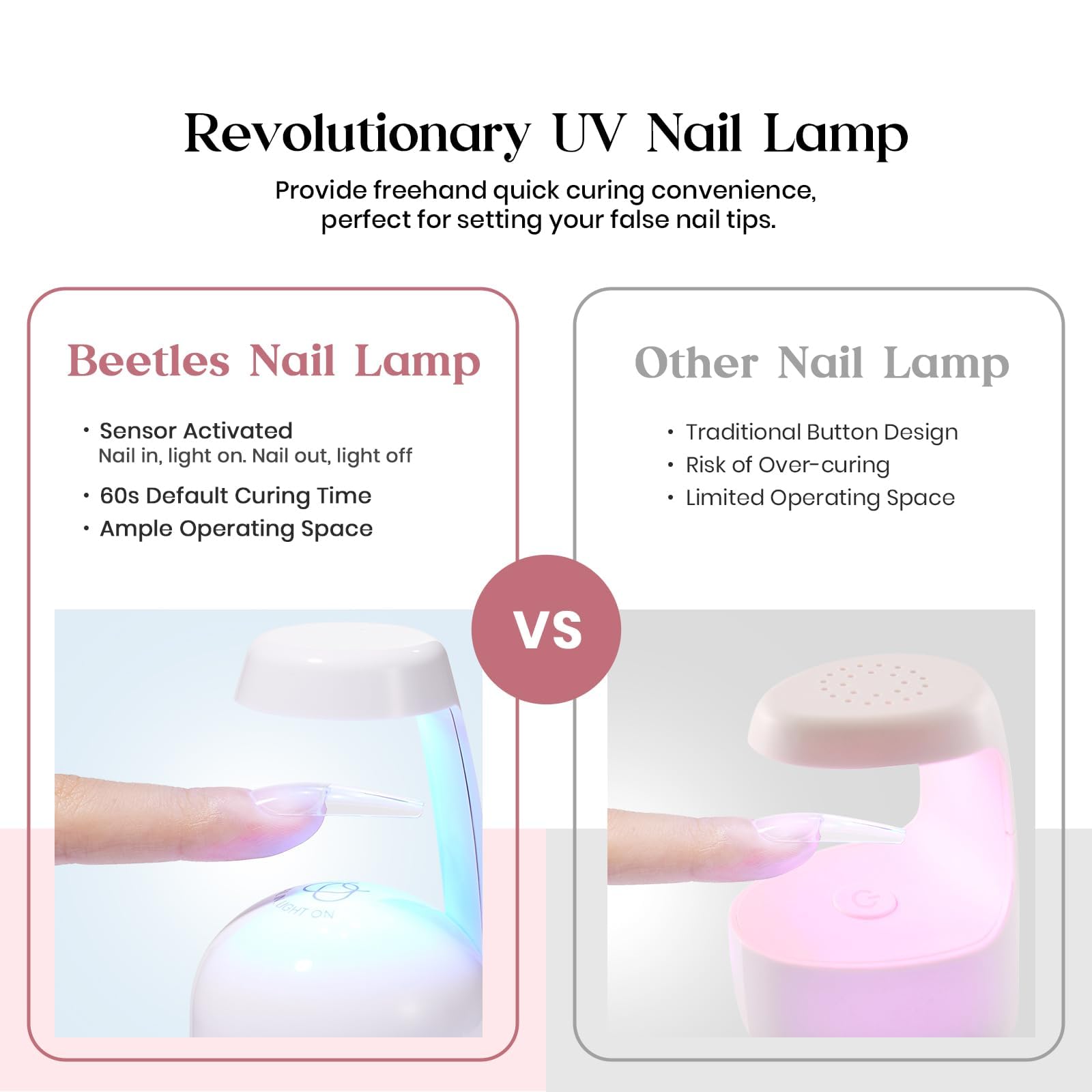 Beetles Gel Nail Kit 5-in-1 glue acts as base, bloom, rhinestone glue, and slip solution