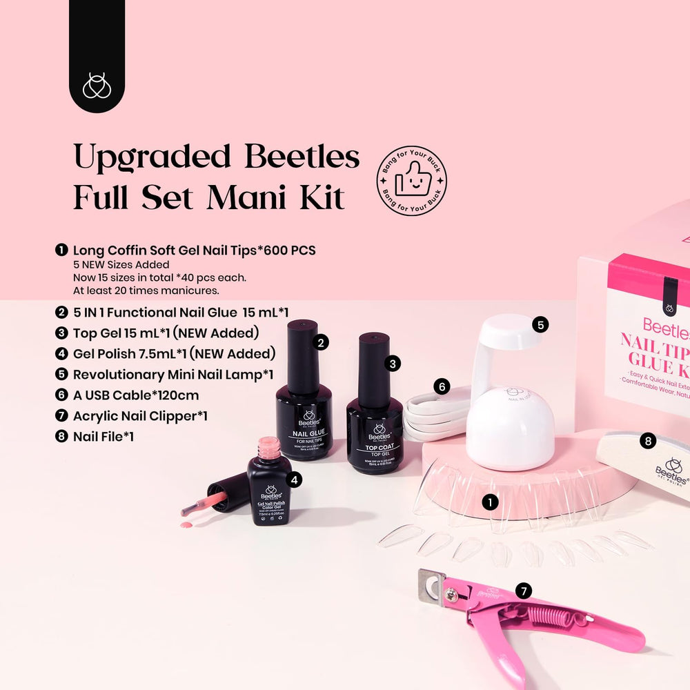 Beetles Gel Nail Kit enables easy at-home manicure with professional results
