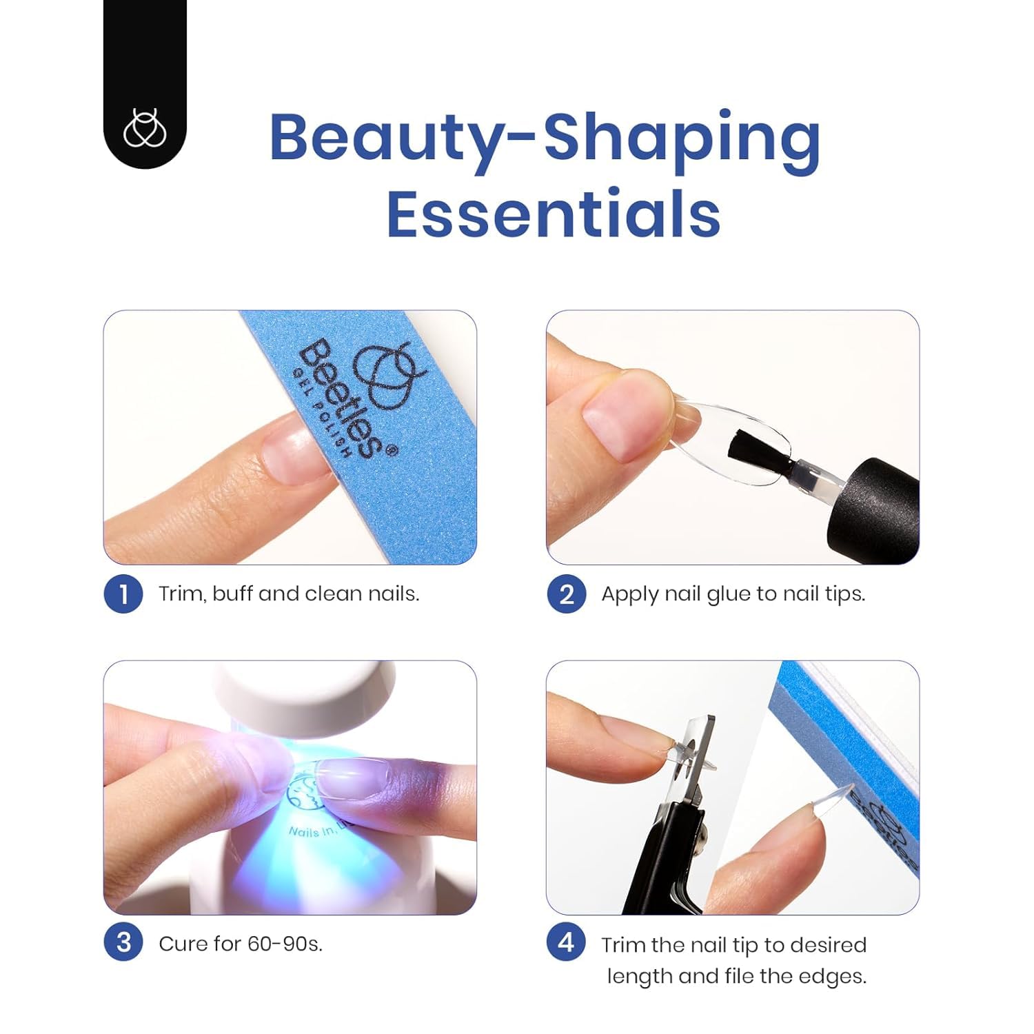Beetles Gel Nail Kit DIY manicure gifts for women.