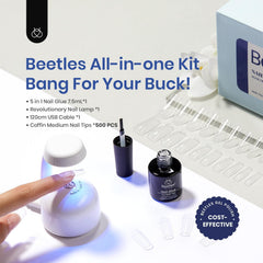 Beetles Gel Nail Kit five-in-one-glue-base-gel for simplified nails
