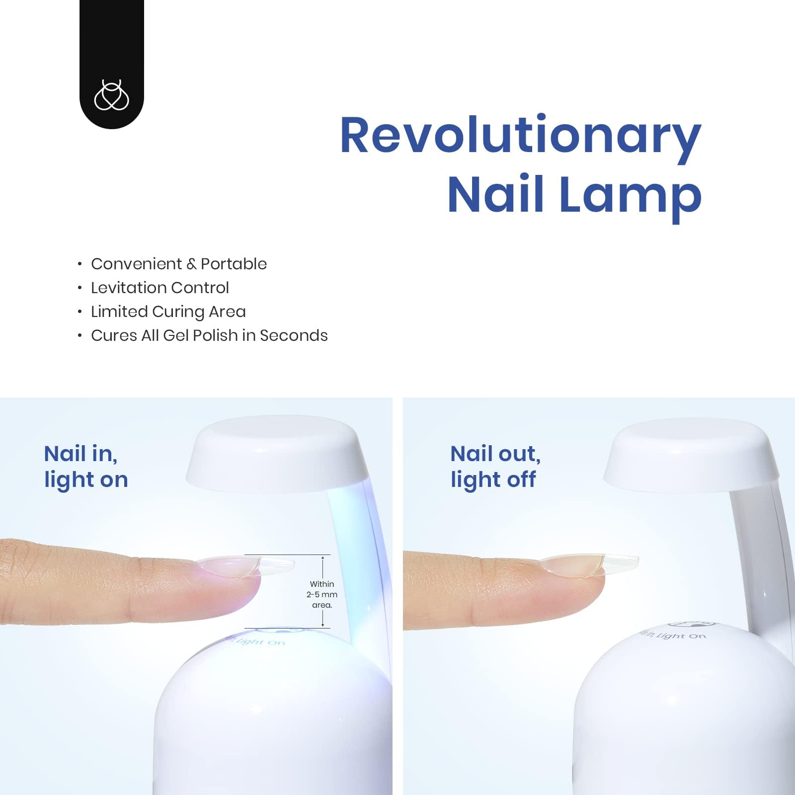 Beetles Gel Nail Kit LED lamp compatible with many polishes for convenience