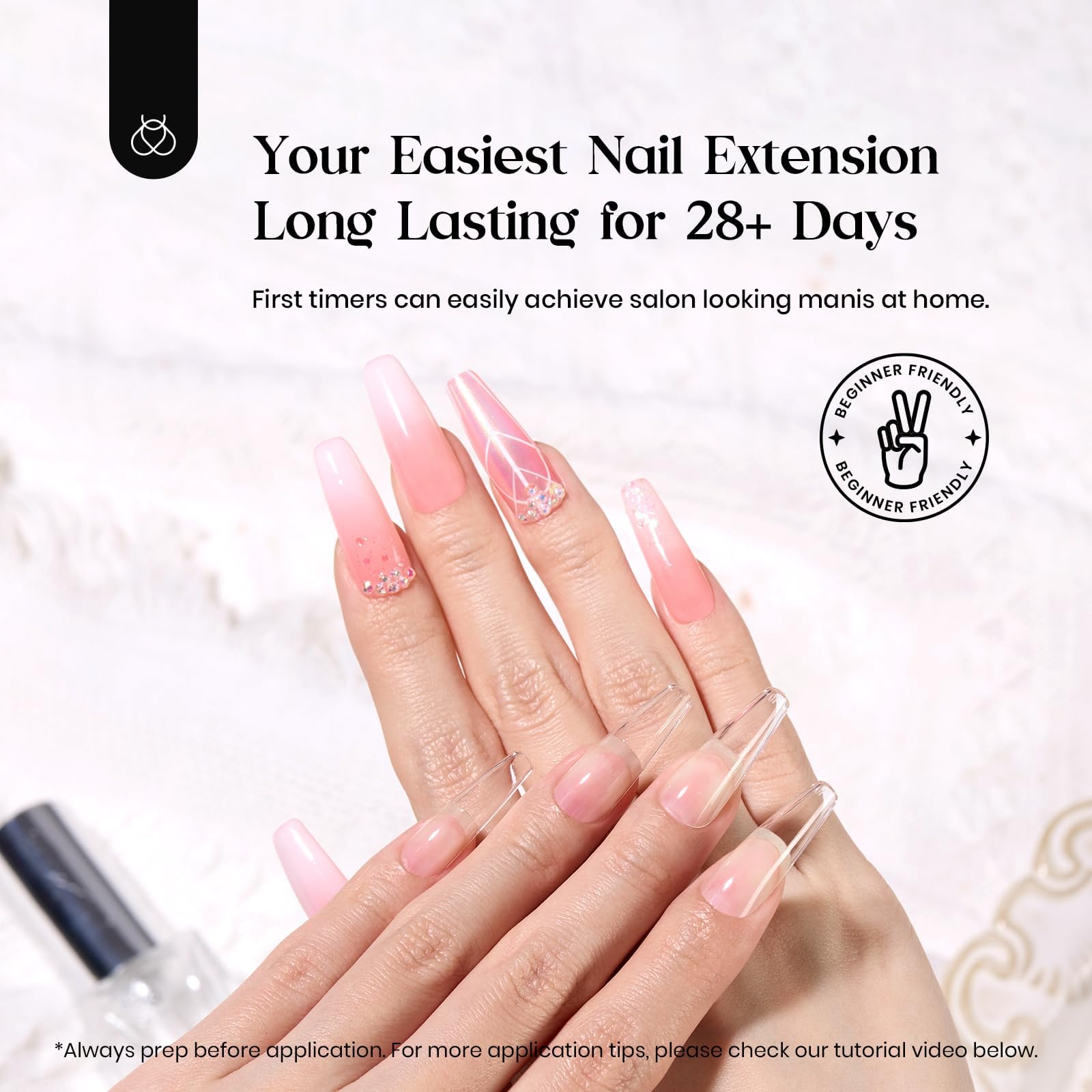 Beetles Gel Nail Kit portable UV LED lamp speeds at-home curing