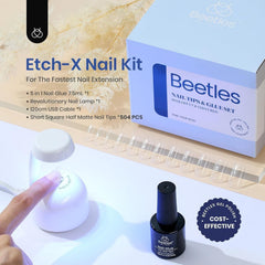 Beetles Gel Nail Kit portable UV LED lamp ideal for quick at home cures
