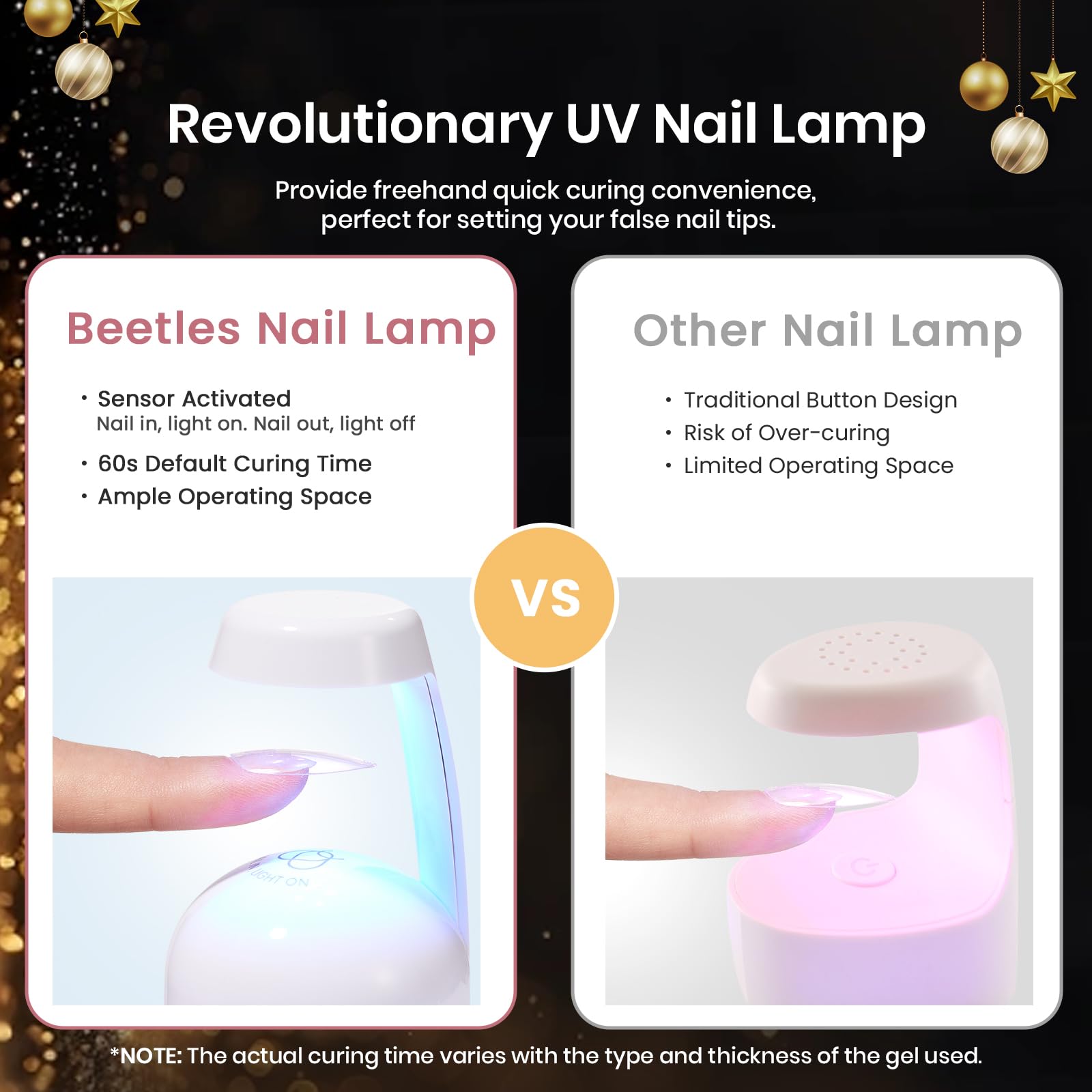 Beetles Gel Nail Kit Short Almond durable extension tips for longevity