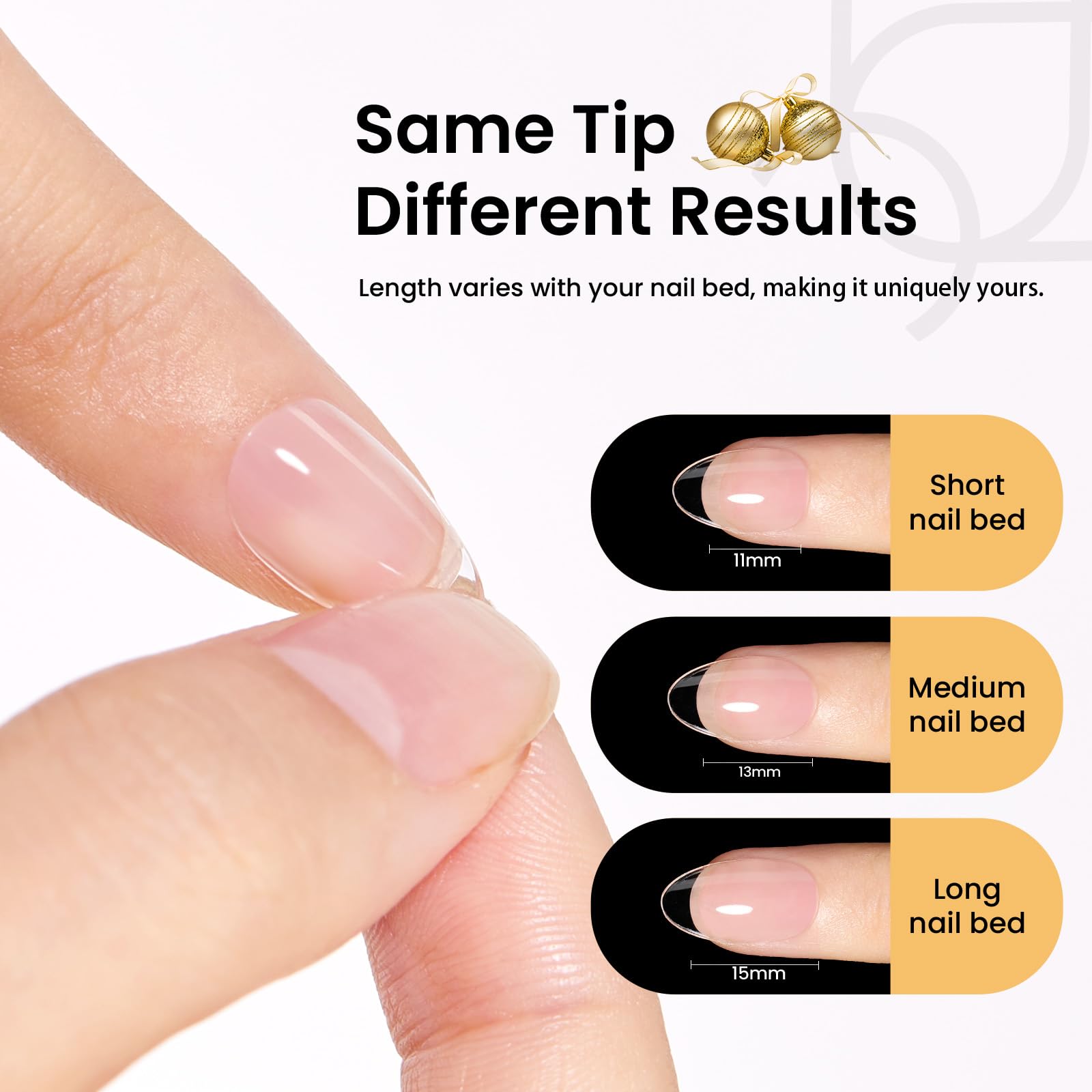 Beetles Gel Nail Kit Short Almond gel art extensions ready for design