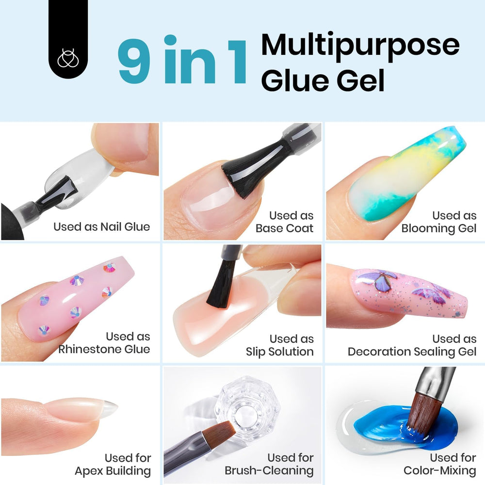 Beetles Gel Nail Kit USB LED lamp with long cable for convenient at-home curing.