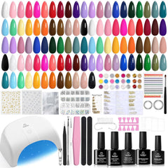 Beetles Gel Nail Kit UV lamp auto sensor for quick, even curing