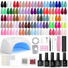 Beetles gel nail kit with UV light for at-home salon results