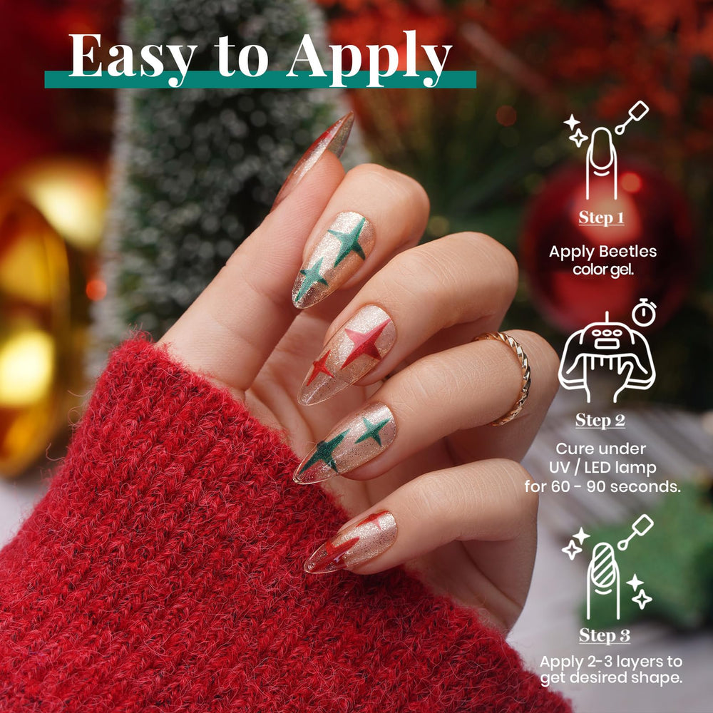 Beetles gel nail lamp UV LED cure image for at-home manicures.