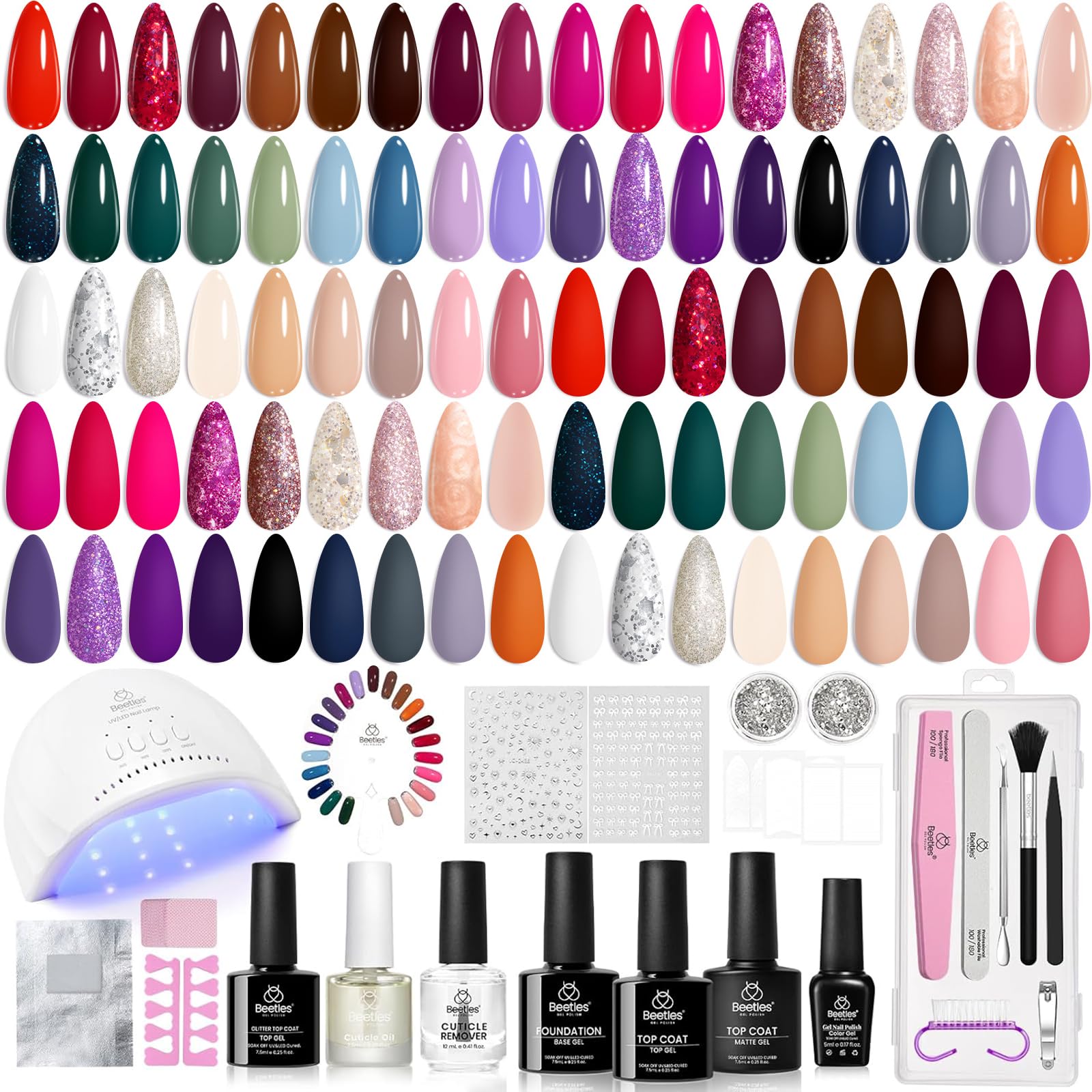 Beetles Gel Polish Kit packaging showcasing gift-ready presentation