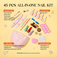 Beetles Gel Nail Polish Kit base coat bottle shown for strong adhesion