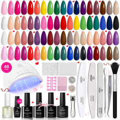 Beetles gel nail polish kit UV light front view for at-home salon-quality results