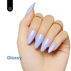 Beetles Gel Nail Polish Lilac bottle delivers soft purple nails with smooth application.