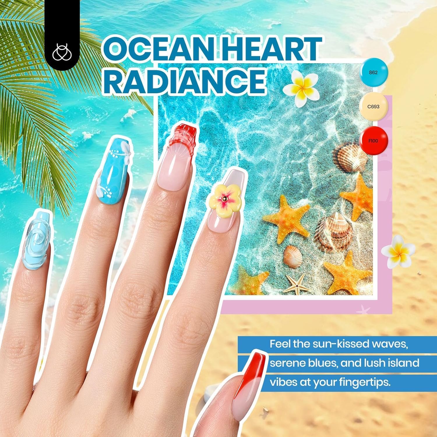 Beetles Gel Nail Polish Top Coats show glossy, matte, and pearlescent textures.