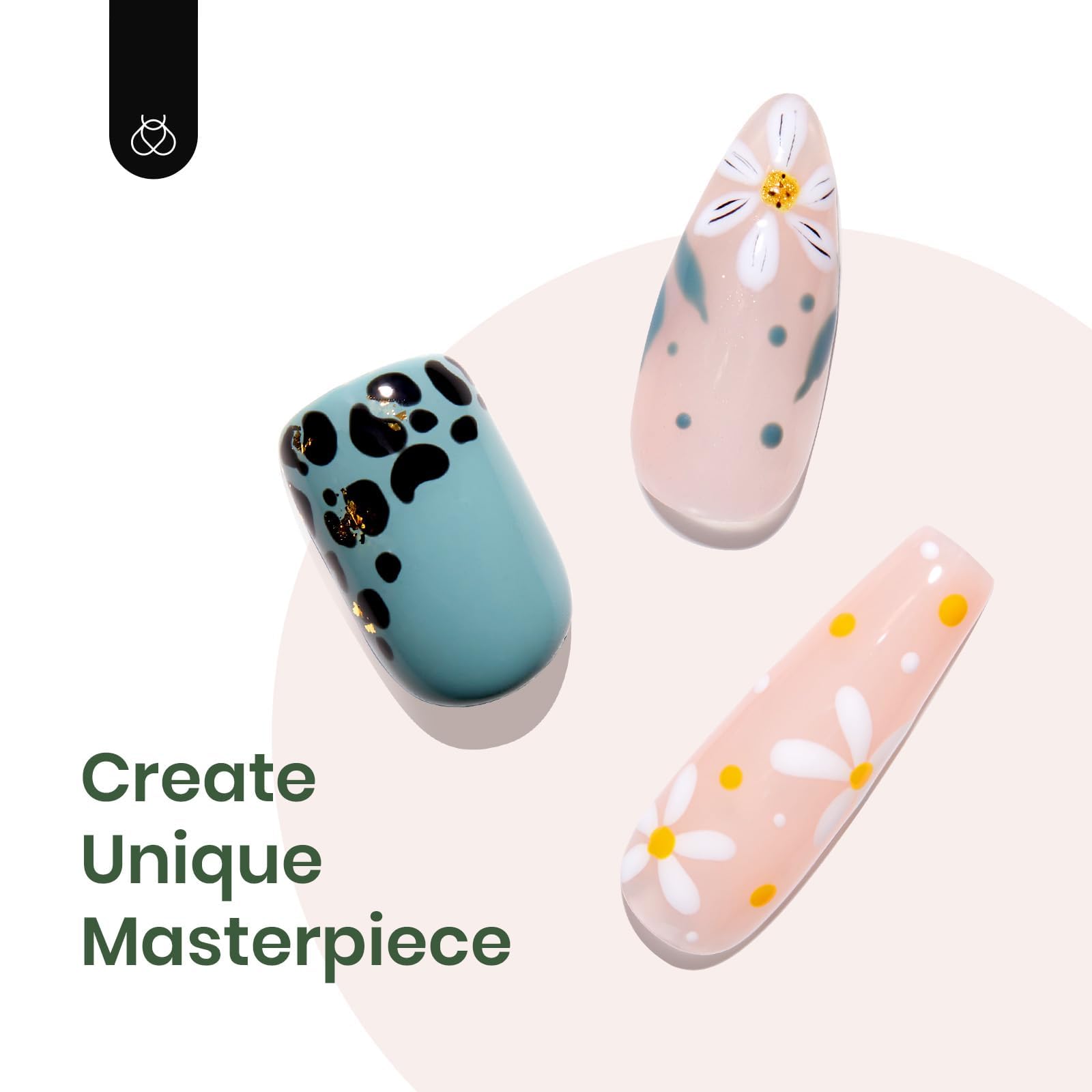 Beetles Gel Nail Polish White bottle demonstrates clean, glossy finish for minimalist nails.