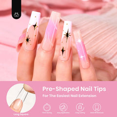 Beetles Gel Nail Tips 12-sizes pack ready for precise fit