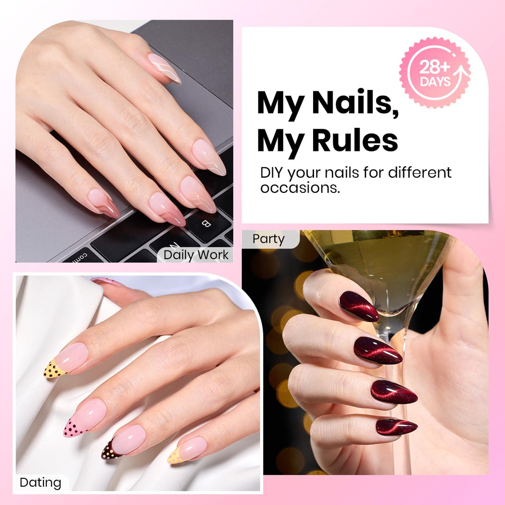 Beetles Gel Nail Tips 16-sizes-numbered for quick size fit