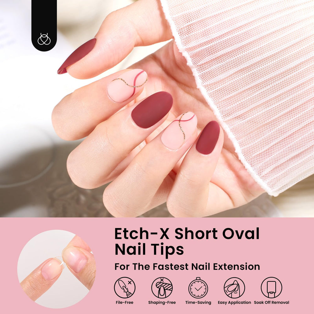 Beetles Gel Nail Tips 3-minute extension for fast at-home nails