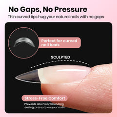 Beetles Gel Nail Tips Beginner-friendly design supports easy at-home nail art