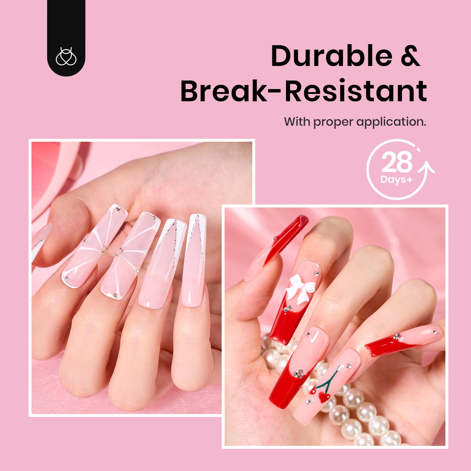 Beetles Gel Nail Tips durable tips stay strong during wear