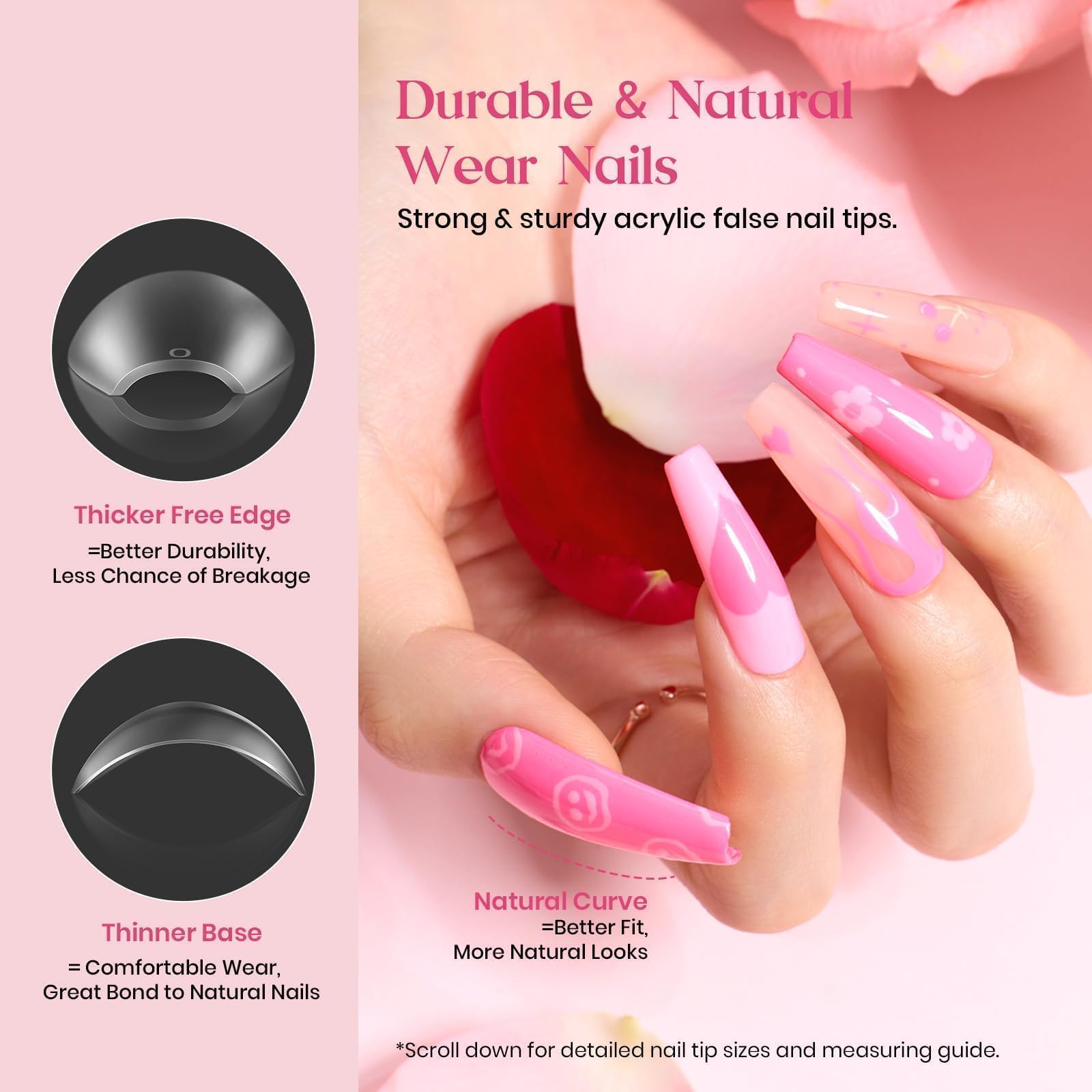 Beetles Gel Nail Tips easy at home use for DIY nail art.