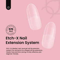 Beetles Gel Nail Tips 12 sizes for a natural fit and precise manicure