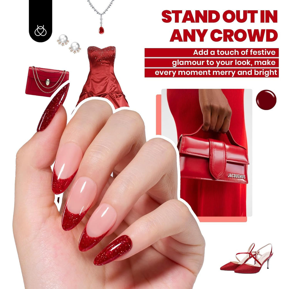 Beetles Gel Nail Top Coats Glitter Shine adds lasting sparkle and glossy protection