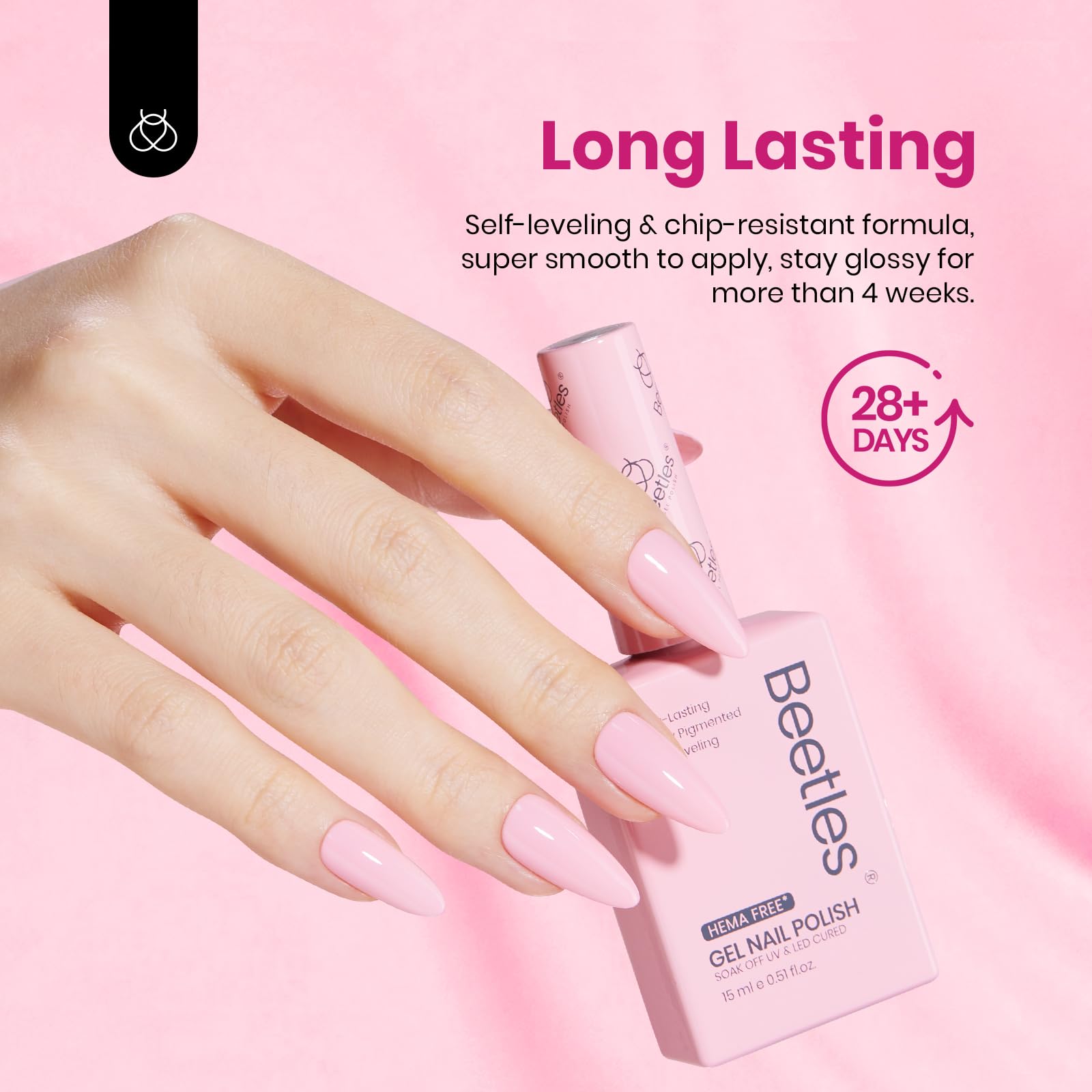 Beetles base coat application preview helps protect and extend manicure longevity.