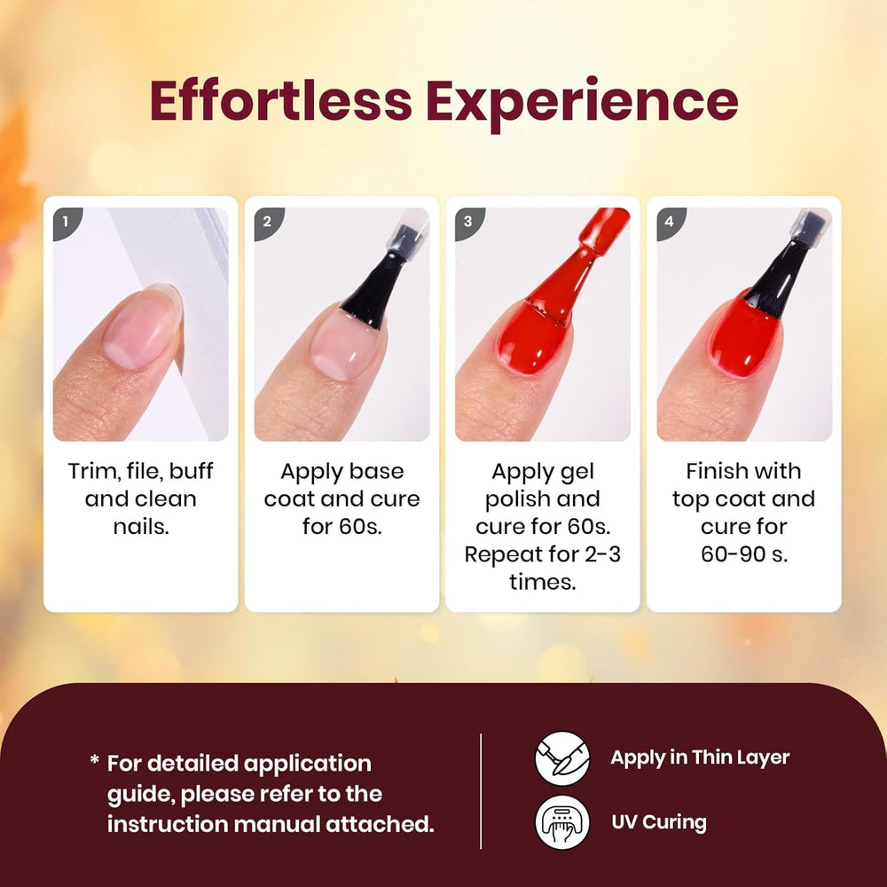 Beetles Gel Polish base and top coat required for durable finish.