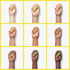Beetles Gel Polish Canary Yellow cap closeup emphasizes premium bottle design for easy handling