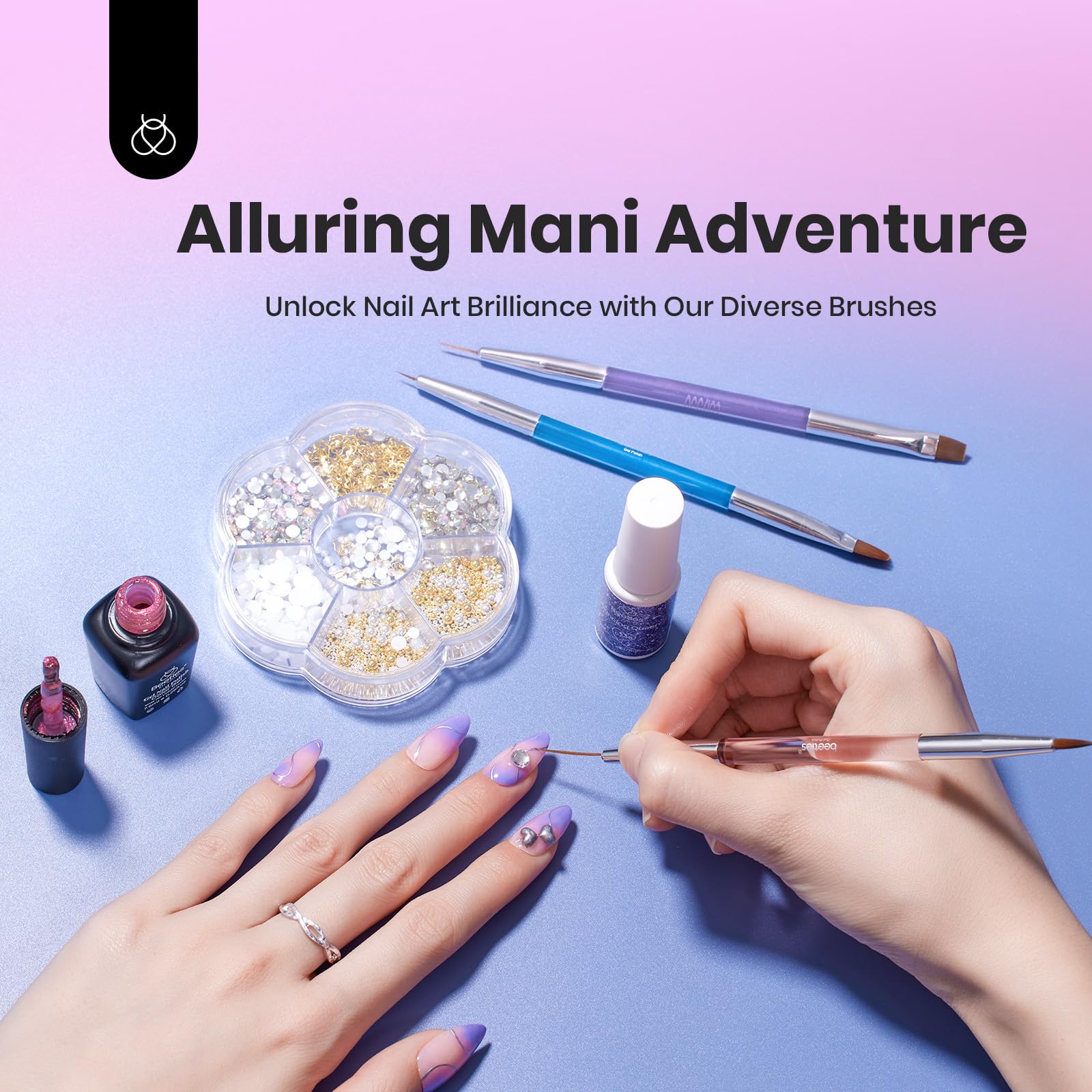 Beetles Gel Polish DIY nail art kit enables home manicures with professional feel details