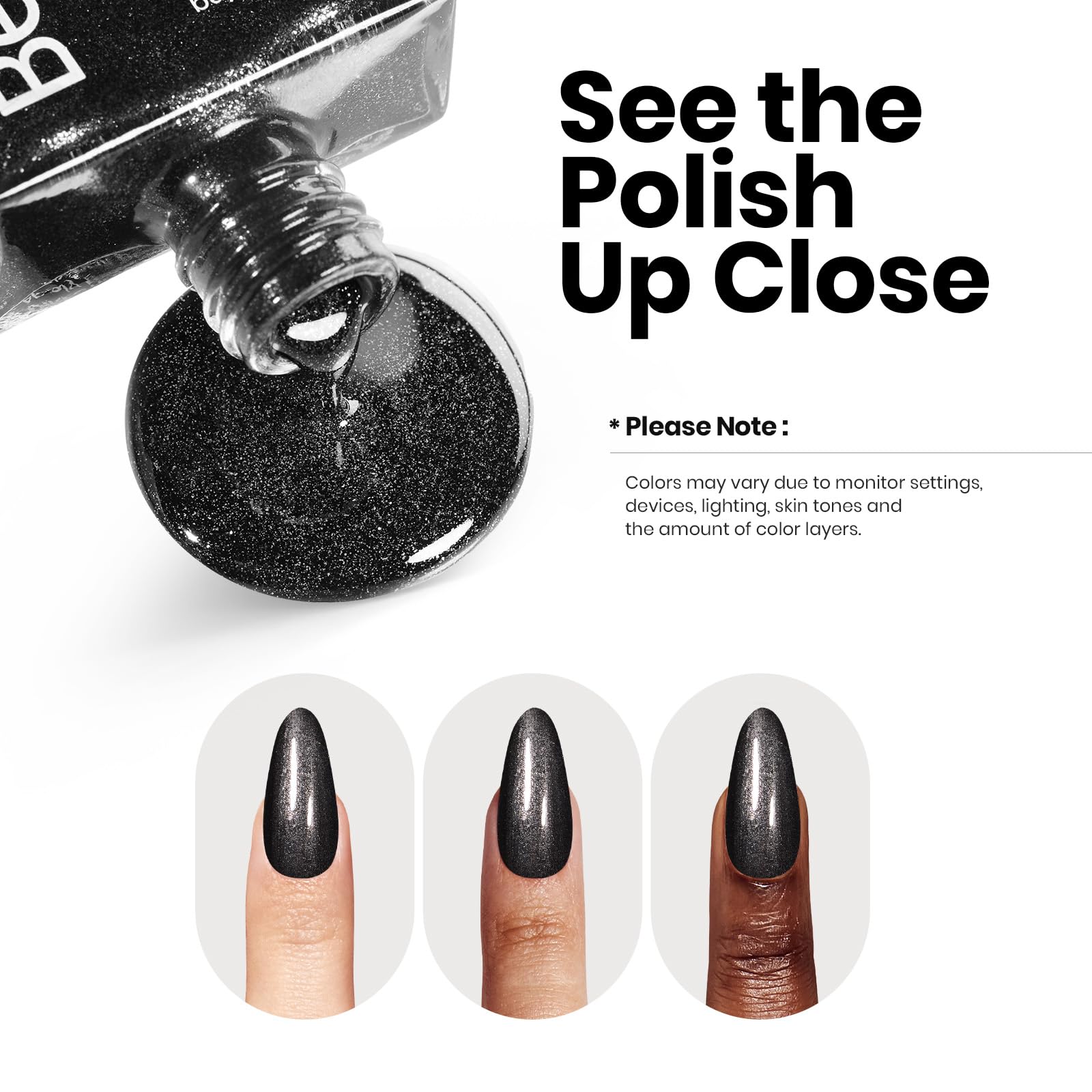 Beetles Gel Polish easy removal after high-gloss wear with standard remover