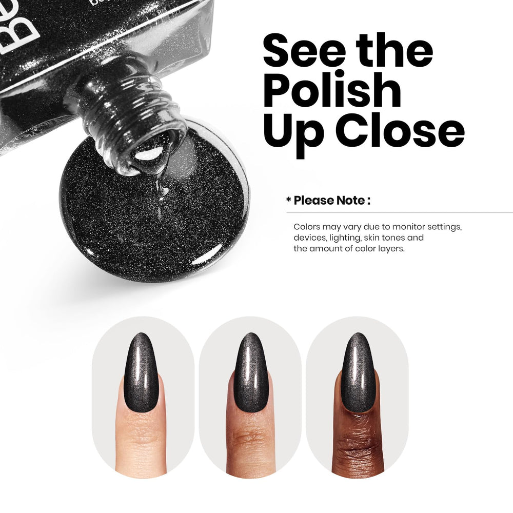 Beetles Gel Polish easy removal after high-gloss wear with standard remover