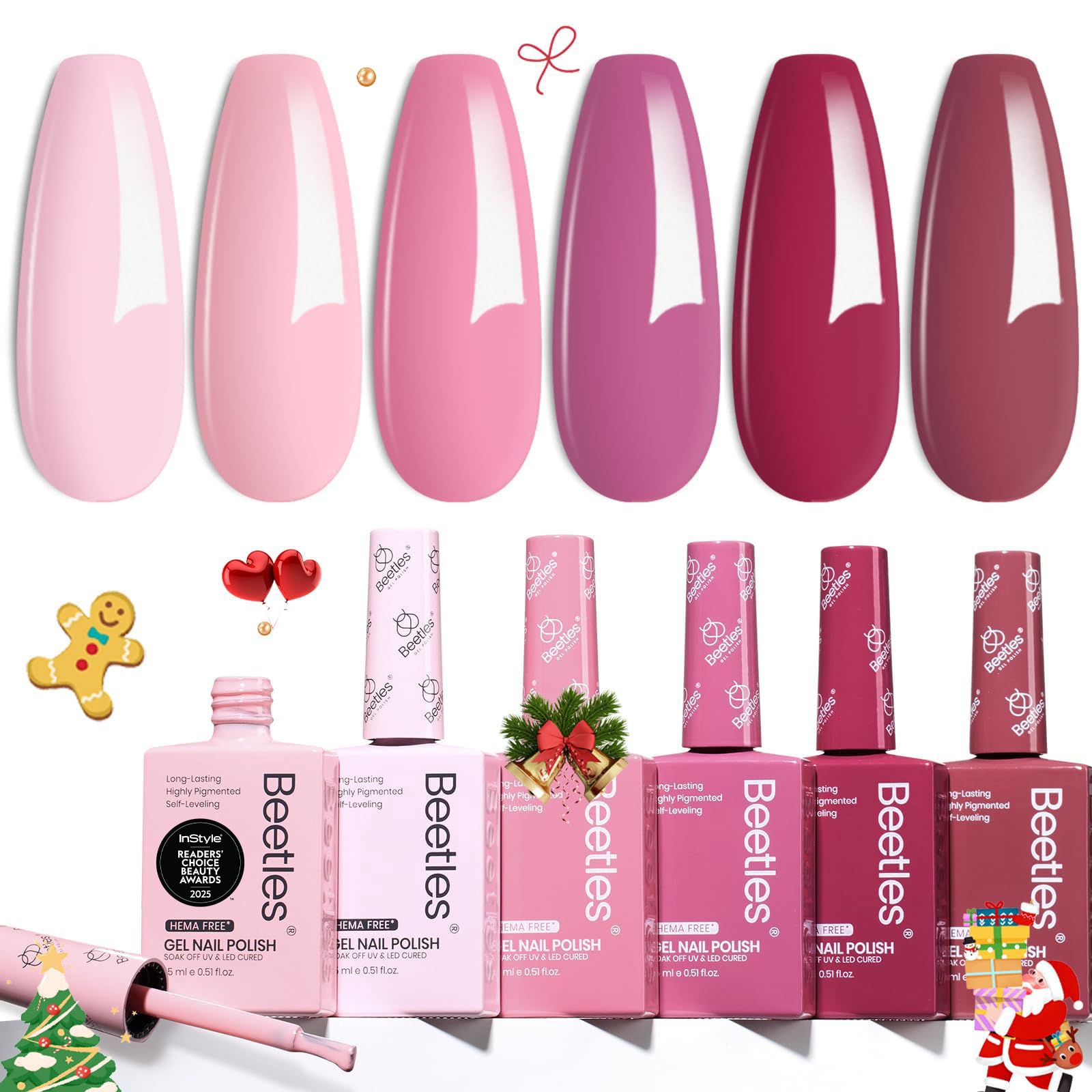 Beetles gel polish 15 ml, tamaño práctico para casa.