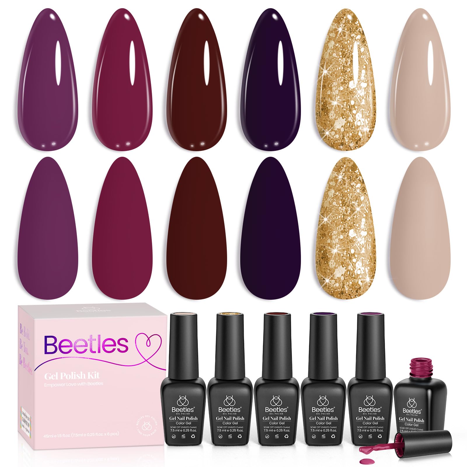 Beetles Gel Polish gift box highlights ideal Christmas gift for nail lovers.