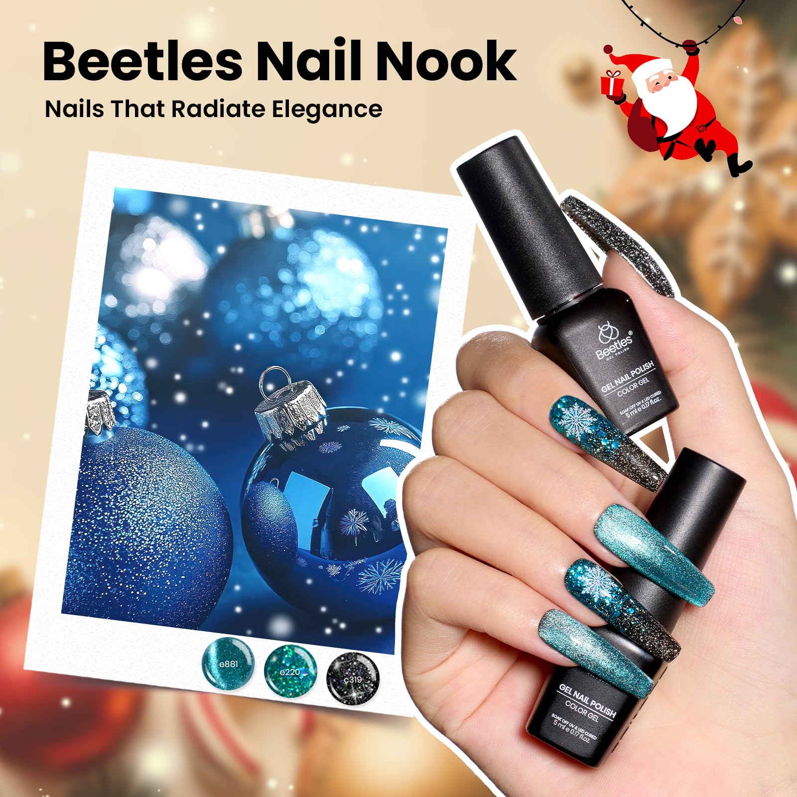 Beetles Gel Polish Gift Set storage bag keeps tools organized