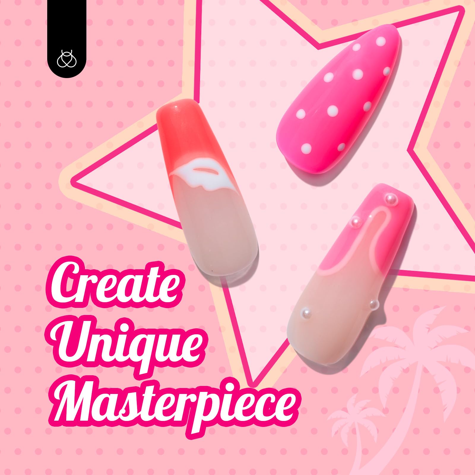 Beetles Gel Polish glitter blanco: brillo delicado en cada uña.