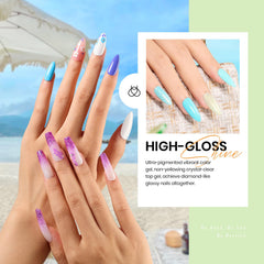Beetles Gel Polish glitter shades close-up for festive nail art.