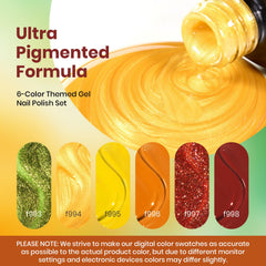 Beetles Gel Polish Golden Shimmer Glitters add luxe shine to nails.