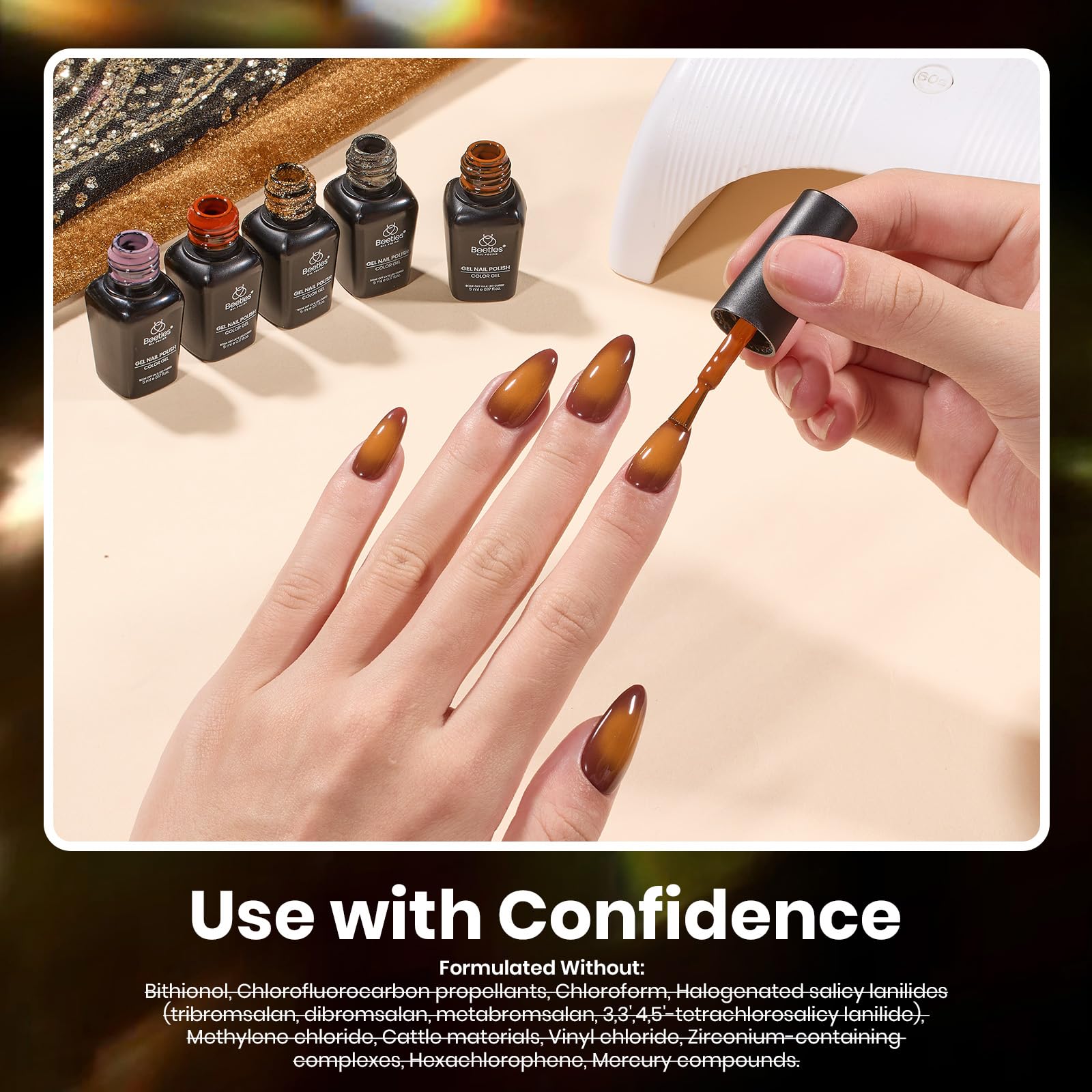 Beetles allows layered effects like gradients and marble designs.